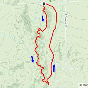 Lone Ridge Route Map