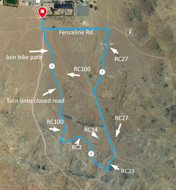 Goldbug Route Map