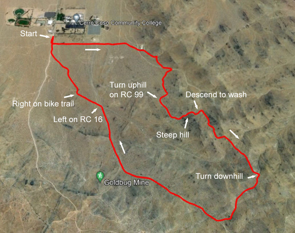 Bakatare Course Map