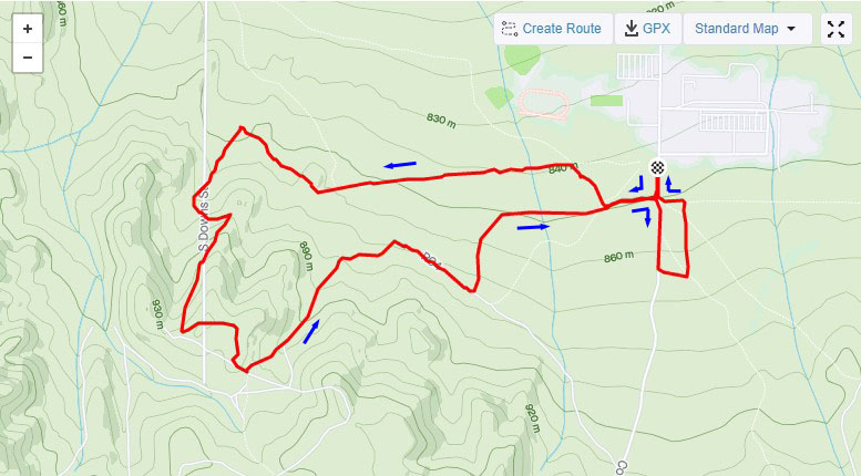 Cross Country Course Map