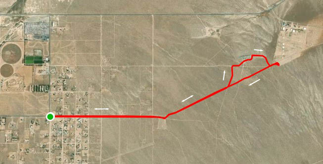 To the Donkeys Course Map