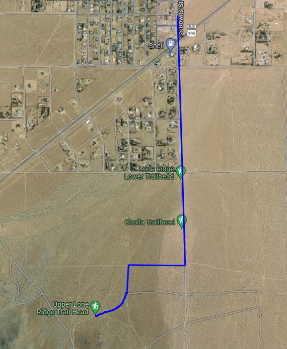 Upper Lone Ridge Trailhead